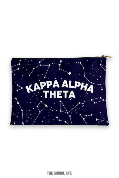 Kappa Alpha Theta Constellation Cosmetic Bag