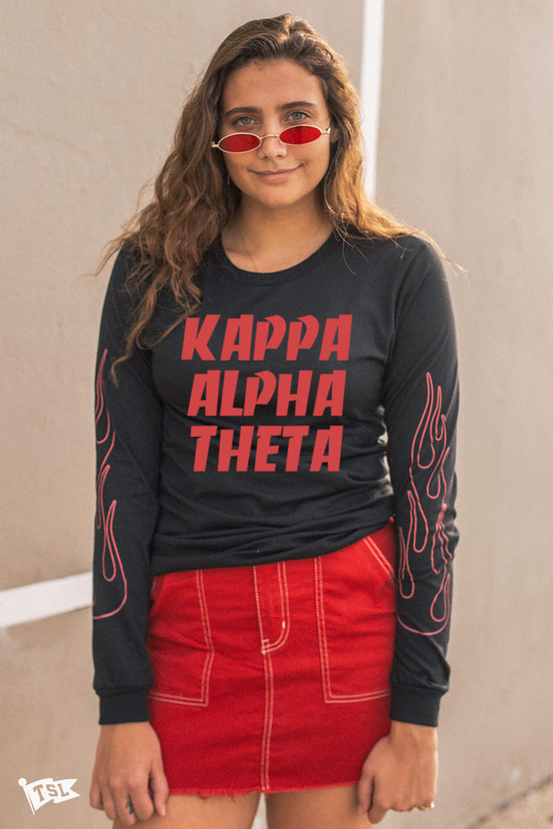 Kappa Alpha Theta Fuego Long Sleeve