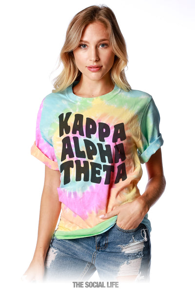 Kappa Alpha Theta Groovin Tie Dye Tee