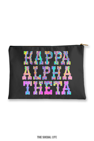 Kappa Alpha Theta Psychedelic Cosmetic Bag