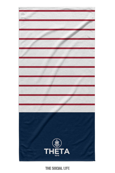 Kappa Alpha Theta Sailor Striped Towel
