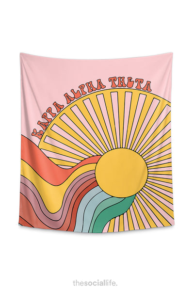 Kappa Alpha Theta Sunshine Tapestry