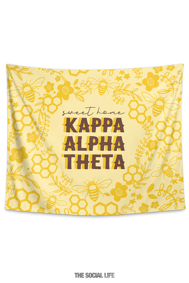 Kappa Alpha Theta Sweet Home Tapestry