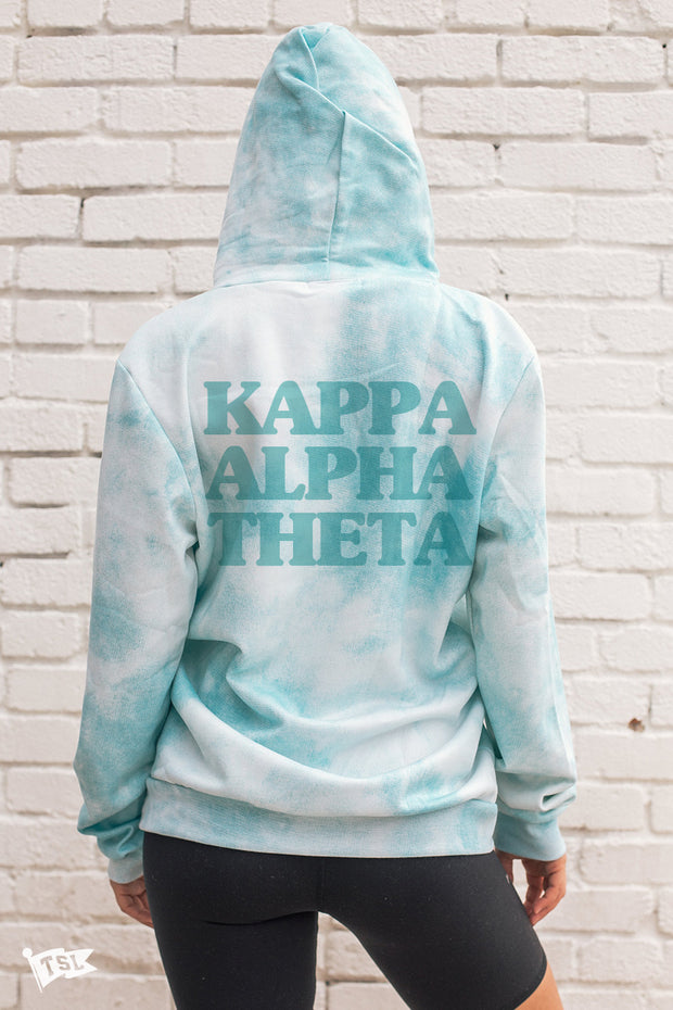 Kappa Alpha Theta Digi-Tie Dye Hoodie