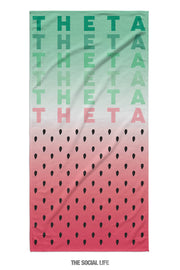 Kappa Alpha Theta Watermelon Towel