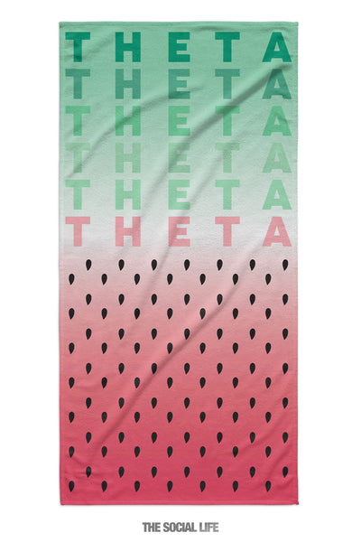 Kappa Alpha Theta Watermelon Towel