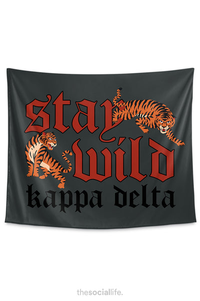 Kappa Delta Stay Wild Tapestry