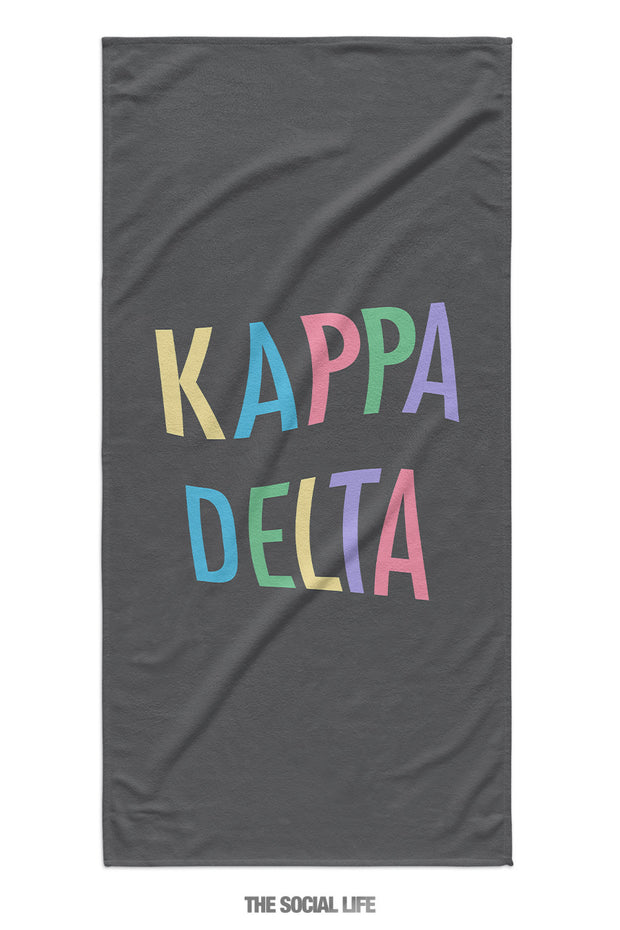 Kappa Delta Turnt Towel
