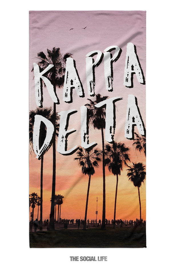 Kappa Delta Venice Towel