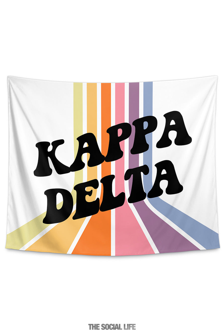 Streng Regnbue Skriv en rapport Kappa Delta Vibes Tapestry – The Social Life