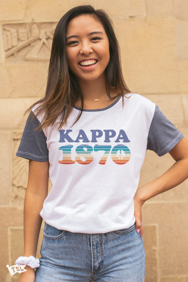 Kappa Kappa Gamma Boardwalk Scoop Tee