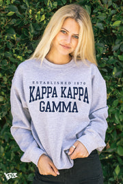 Kappa Kappa Gamma Collegiate Crewneck