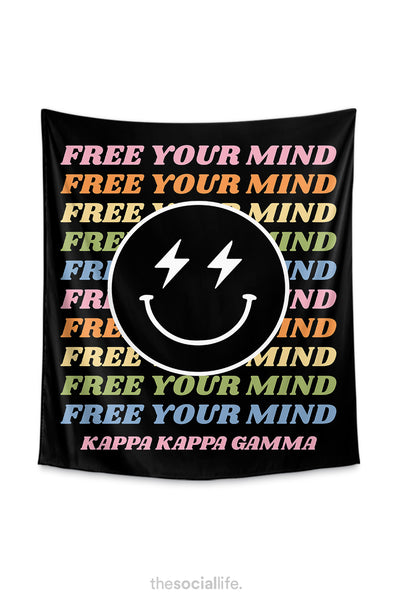 Kappa Kappa Gamma Free Your Mind Tapestry