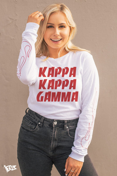 Kappa Kappa Gamma Fuego Long Sleeve