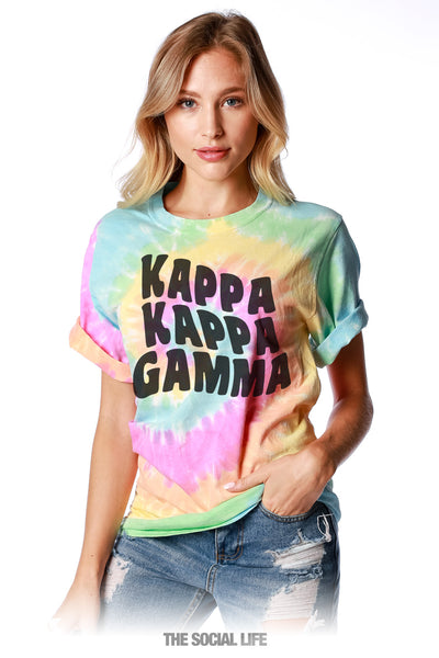 Kappa Kappa Gamma Groovin Tie Dye Tee