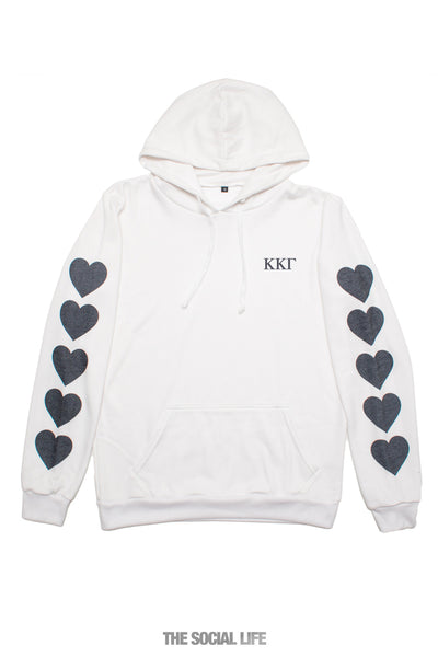 Kappa Kappa Gamma Heart Sleeve Hoodie