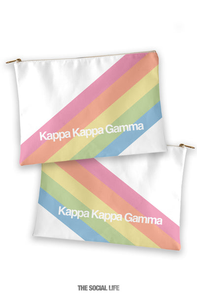 Kappa Kappa Gamma Prism Cosmetic Bag