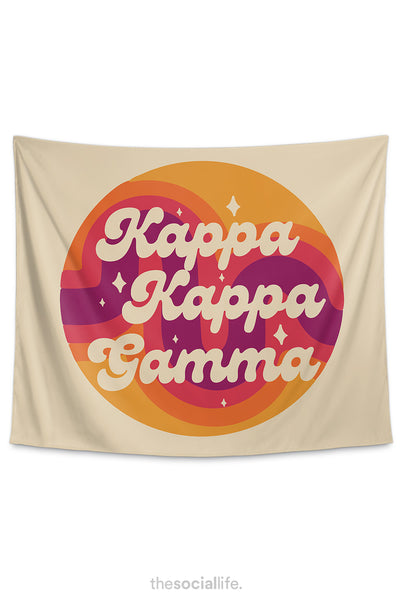 Kappa Kappa Gamma Radiate Tapestry
