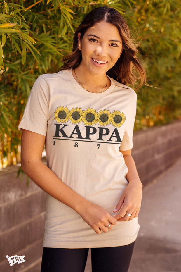 Kappa Kappa Gamma Sunflower Tee