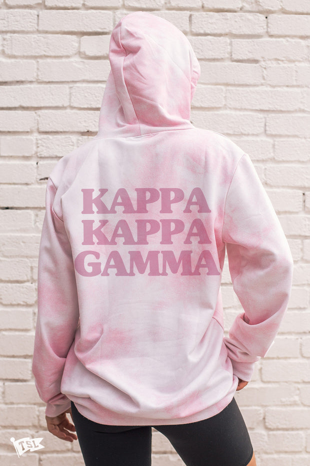 Kappa Kappa Gamma Digi-Tie Dye Hoodie