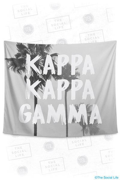 Kappa Kappa Gamma Palm Mist Tapestry
