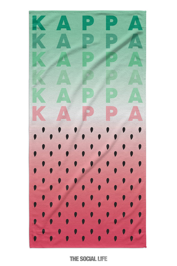Kappa Kappa Gamma Watermelon Towel