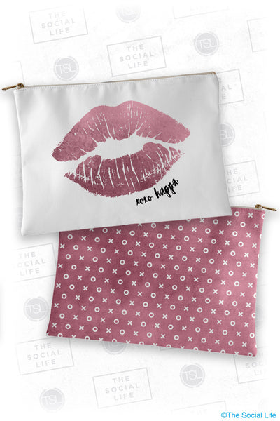 Kappa Kappa Gamma XOXO Cosmetic Bag