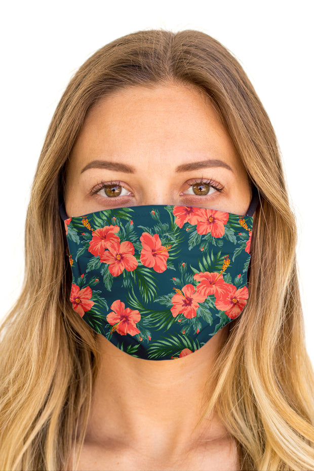 Hibiscus Face Mask (Anti-Microbial)