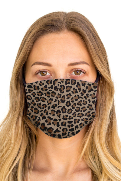 Leopard Face Mask (Anti-Microbial)