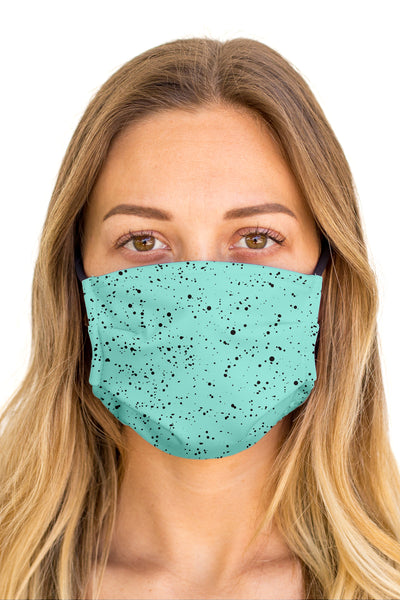 Splatter Mint Face Mask (Anti-Microbial)