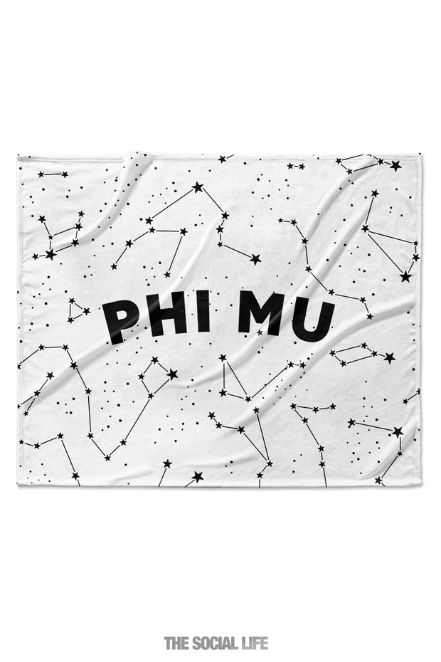 Phi Mu Constellation Blanket
