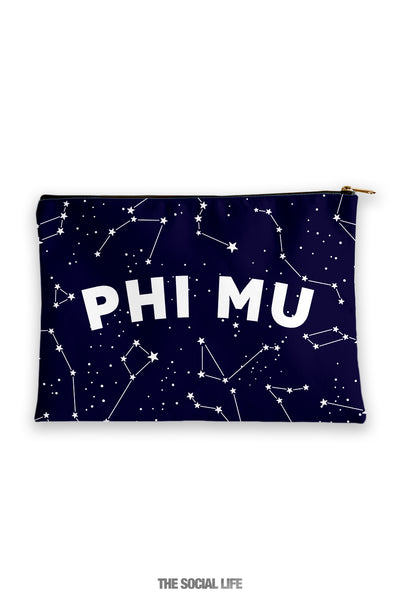 Phi Mu Constellation Cosmetic Bag