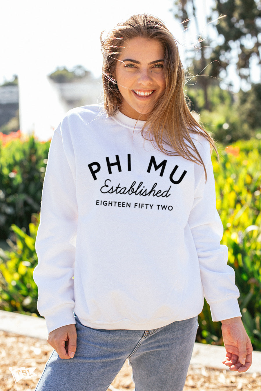 Phi mu online crewneck