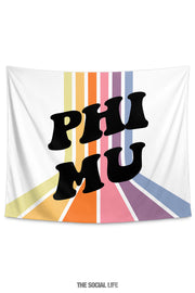 Phi Mu Vibes Tapestry