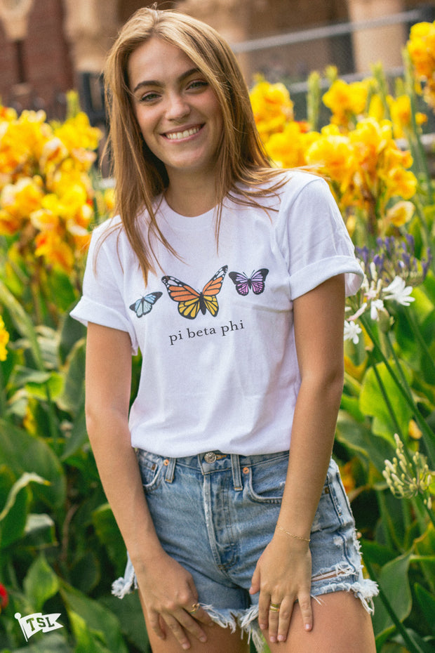 Pi Beta Phi Butterfly Tee
