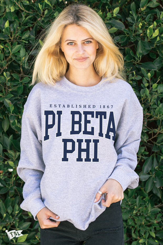 Pi Beta Phi Collegiate Crewneck