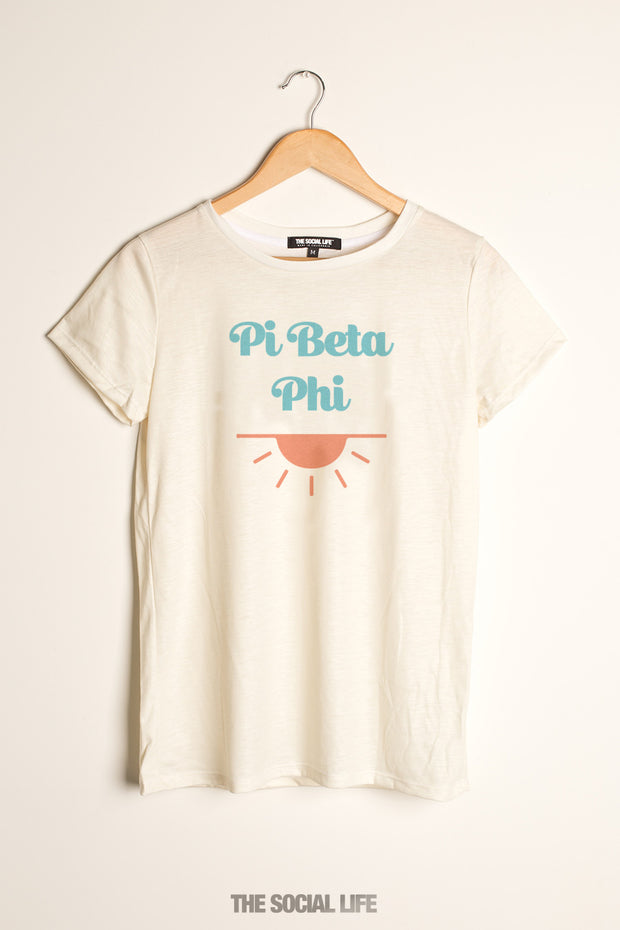 Pi Beta Phi Sunset Boyfriend Tee