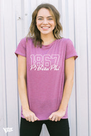 Pi Beta Phi Yearbook Boyfriend Tee