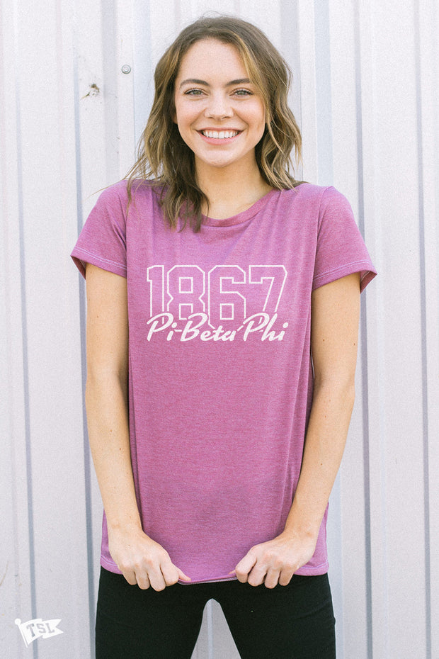 Pi Beta Phi Yearbook Boyfriend Tee