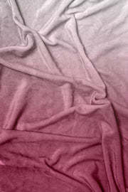 Phi Mu Ombre Velvet Plush Blanket