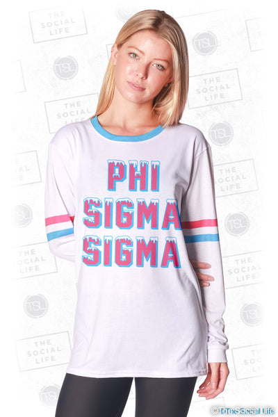 Phi Sigma Sigma Frosted Long Sleeve