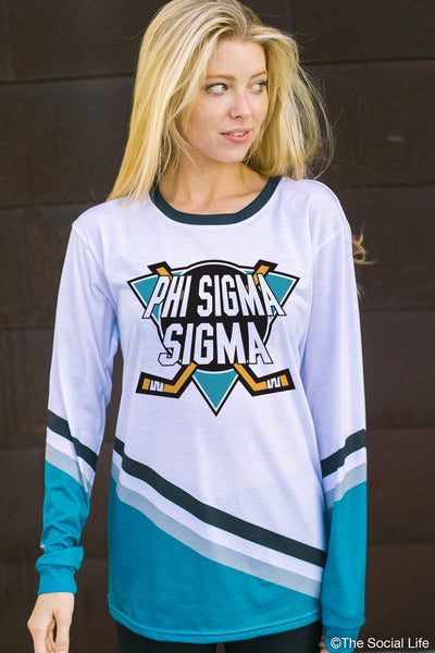 Phi Sigma Sigma Mighty Hockey Long Sleeve