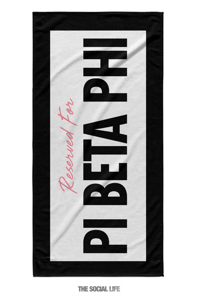 Pi Beta Phi Reserved Towel