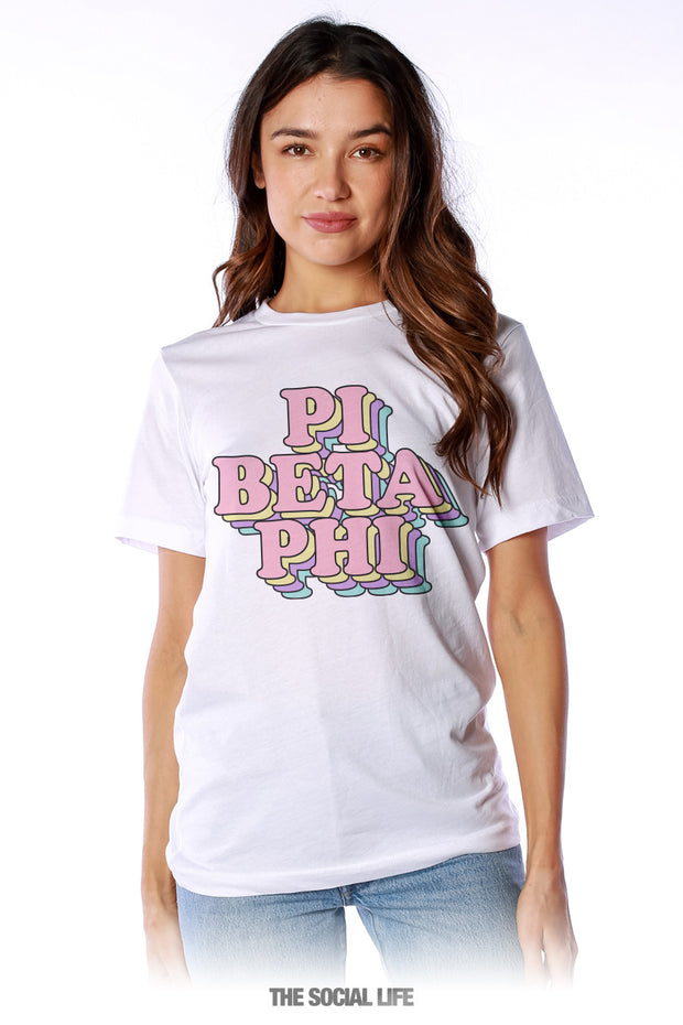 Pi Beta Phi Retro Tee