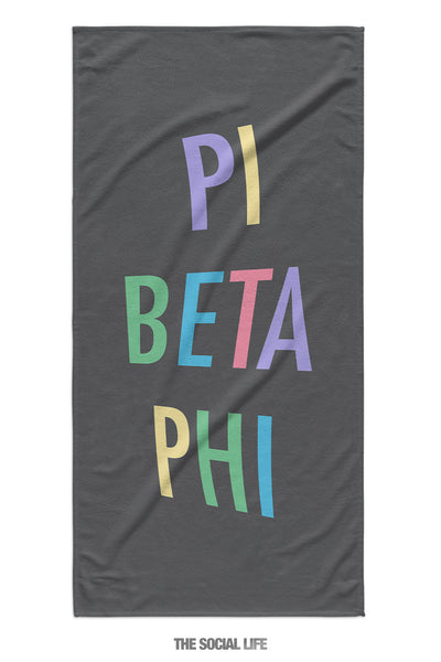 Pi Beta Phi Turnt Towel