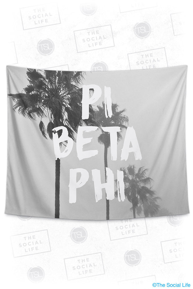Pi Beta Phi Palm Mist Tapestry