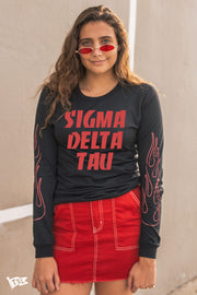 Sigma Delta Tau Fuego Long Sleeve
