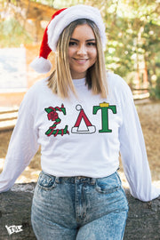 Sigma Delta Tau Holiday Letter Long Sleeve