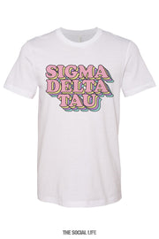 Sigma Delta Tau Retro Tee