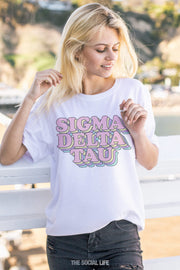 Sigma Delta Tau Retro Tee